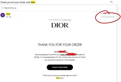 dior confirmation email|christian dior couture contact number.